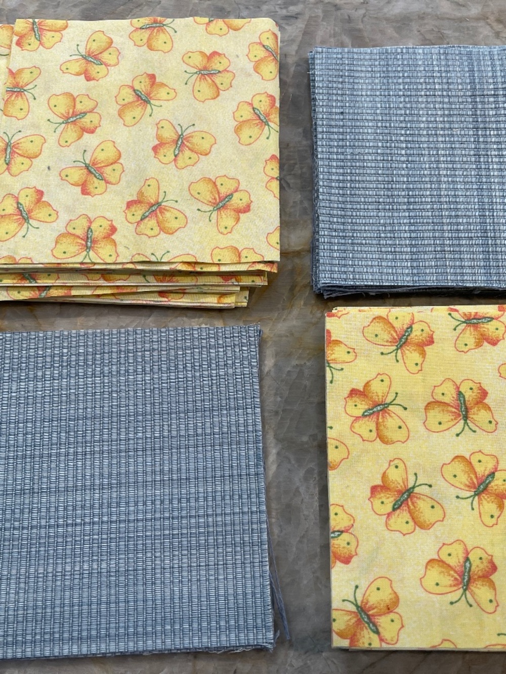 5" Inch Quilt Squares 132 Count